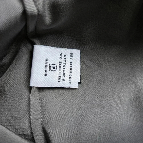 Diane Von Furstenberg Taya Women Silk Dress Steel Gray Size 2 #063 - Picture 7 of 10